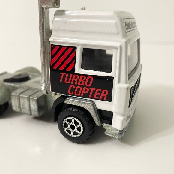 Vtg Majorette Super Movers Globetrotter Augusta Turbo Copter Transport Flaws - Picture 6 of 16